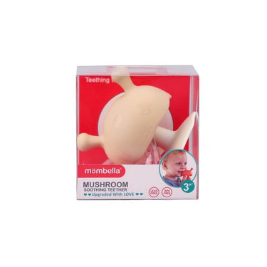 Mombella Mushroom Soothing Teether - Beige