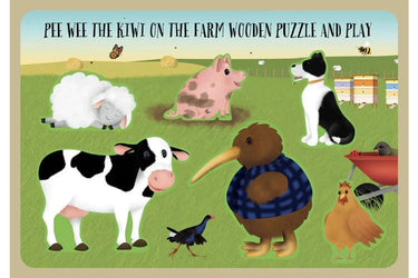 Pee Wee on the Farm Wooden Puzzle and Play (18m+)