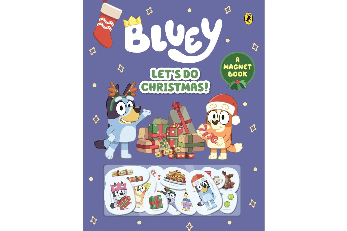 Bluey Let's Do Christmas Magnet Book