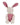 Tikiri 100% Organic Baby Bunny Plush Toy with Muslin Body 30cm (Pink) - Taylorson