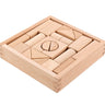 22pcs Wooden Building Blocks with Storage Tray (3+ years)