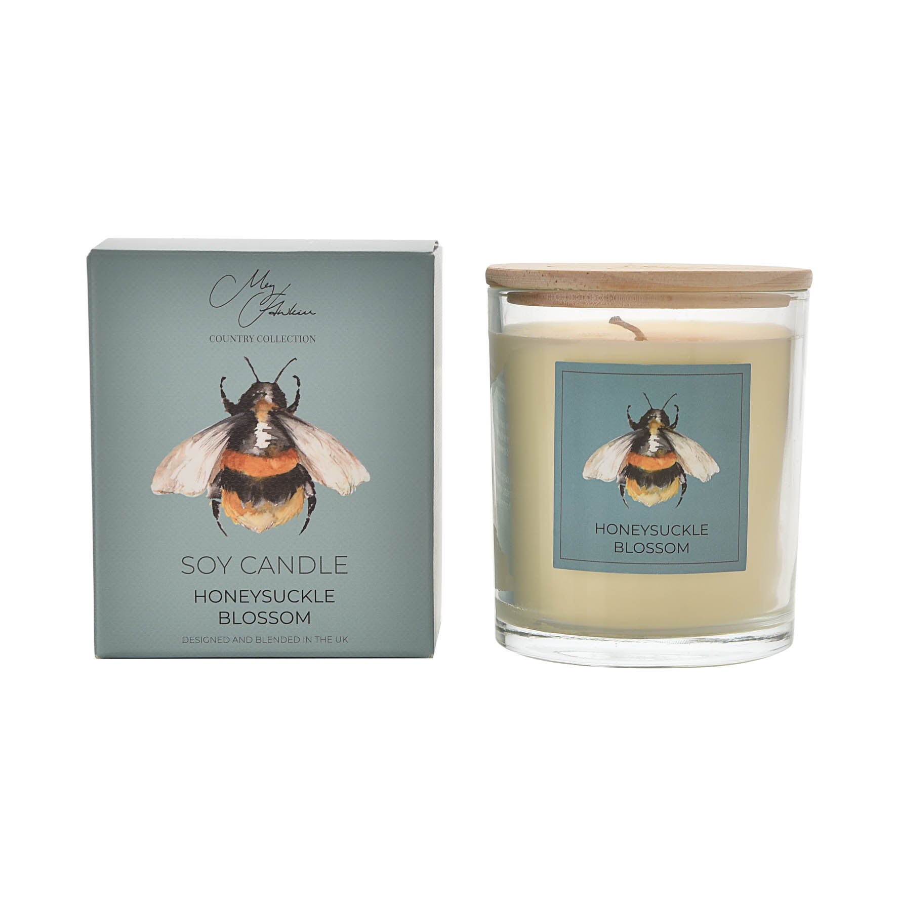 Meg Hawkins Soy Wax Candle – Honeysuckle Blossom