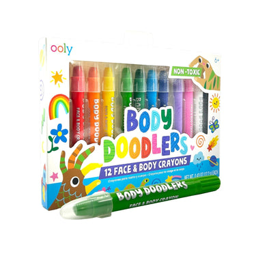 Ooly Body Doodlers Face & Body Crayons - Set of 12 (6 years+)
