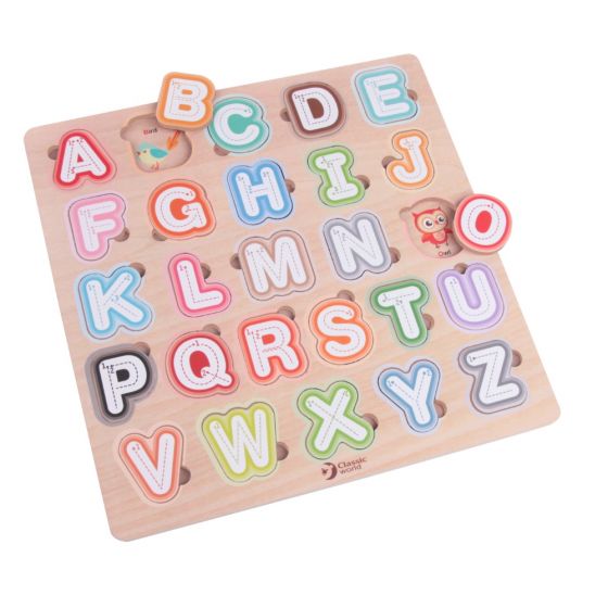Classic World Wooden Alphabet Puzzle