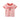 Girls Pink Cherry Cotton Kids Ringer T-Shirt (1-6 years)