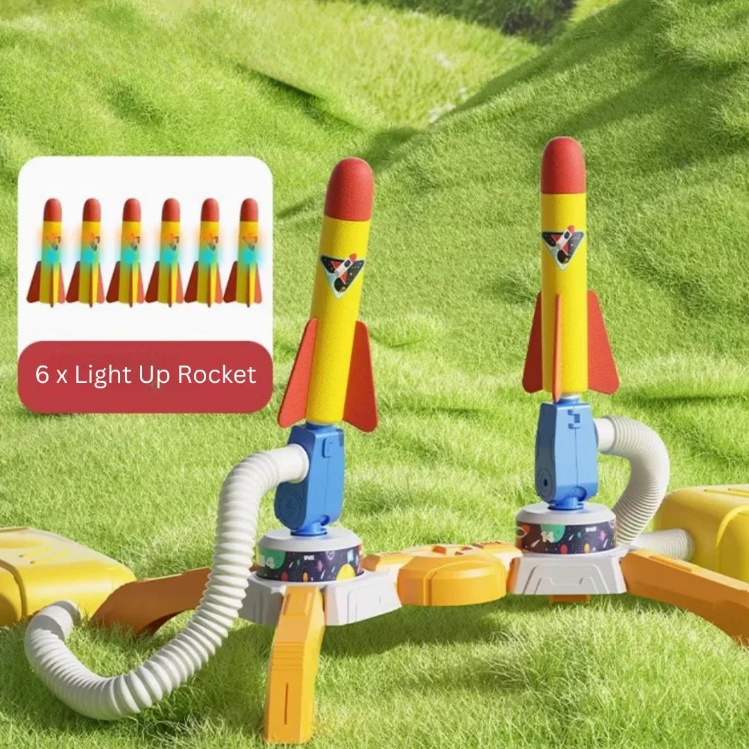 Rlc Rockets Kids Rocket Launcher for Kids Air Rocket Toy - 6 Rockets Set – Taylorson