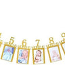 1st Birthday Monthly Milestone Photo Banner - DIY 12 Month Celebration Banner - Taylorson