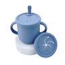 2-in-1 Silicone Snack Cup & Sippy Cup with Straw - Taylorson