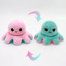 Reversible Emotional Mini Octopus Plush Toy (20x10cm) Assorted