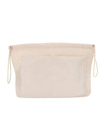 Handbag Organizer Insert with Drawstring for Travel & Daily Use - Navy | Beige