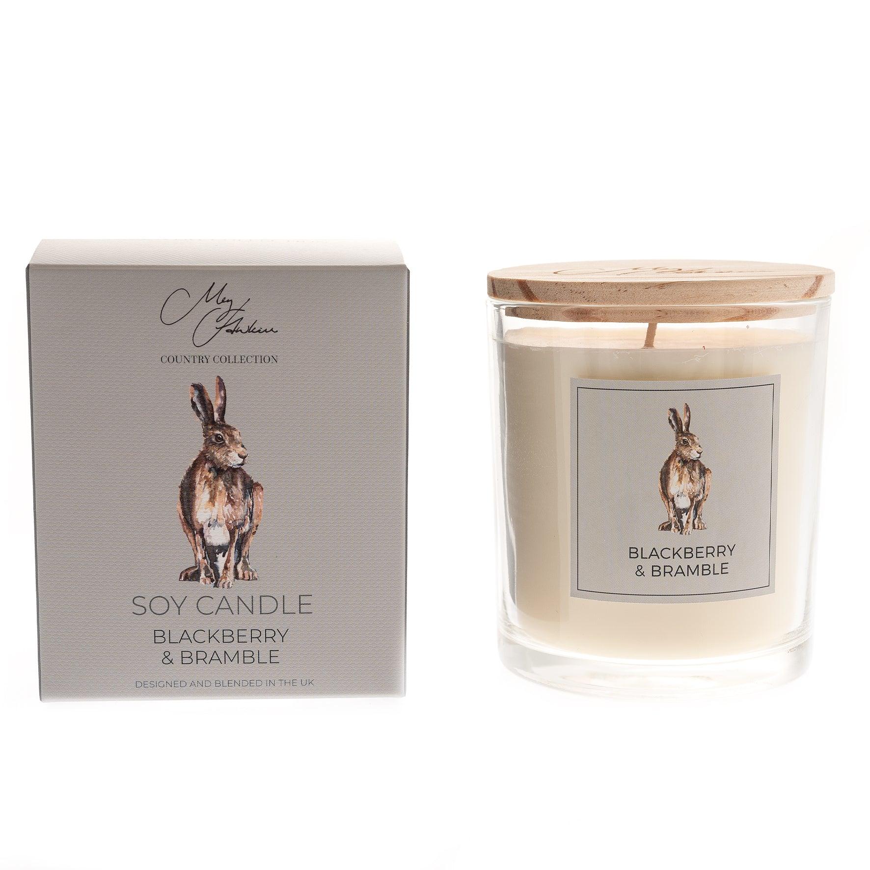 Meg Hawkins Hare Blackberry & Bramble Soy Wax Candle - Taylorson