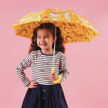 Floss & Rock Rainbow Fairy - Transparent Colour Changing Umbrella (3 years+)