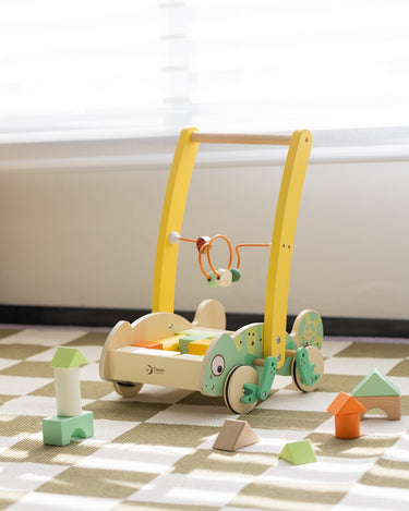 Classic World Chameleon Baby Walker with Blocks (12m+)