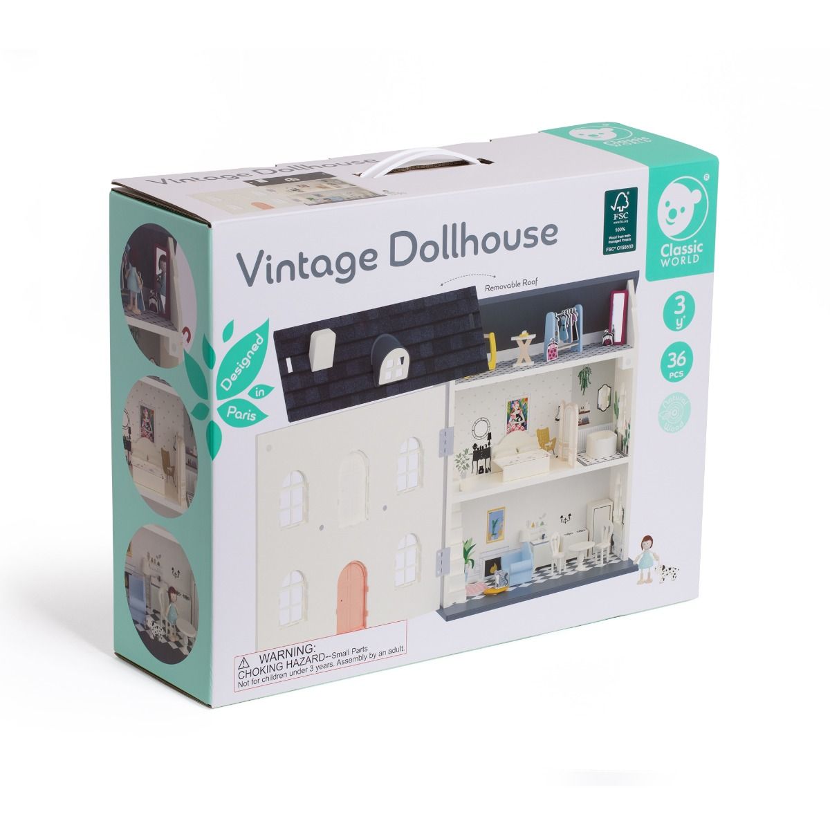 Classic World Vintage Dolls House (3 years+)