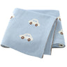 100% Cotton Super Soft Baby Knitted Blanket - Car (80x100cm)