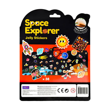 Reusable Jelly Stickers Pack - Space Explorer (3 years+)