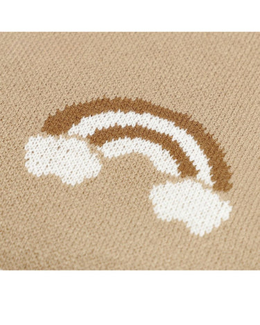 Baby Knitted Blanket - Rainbow (70x90cm)