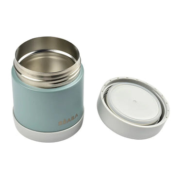Beaba Stainless Steel Food Container 300ml - Light Mist / Eucalyptus Green