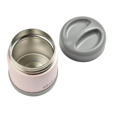 Beaba Stainless Steel Food Container 300ml -  Dark Mist / Light Pink