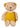 Tikiri Organic Baby Bear Plush Toy with Muslin Body (30cm) - Taylorson