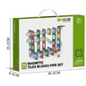 94pcs Magnetic Tiles Ball Run Pipe Set