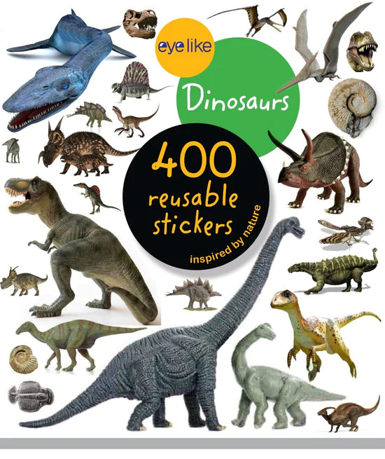 Eyelike Stickers Book: Dinosaurs (400 Reusable Stickers) - Taylorson