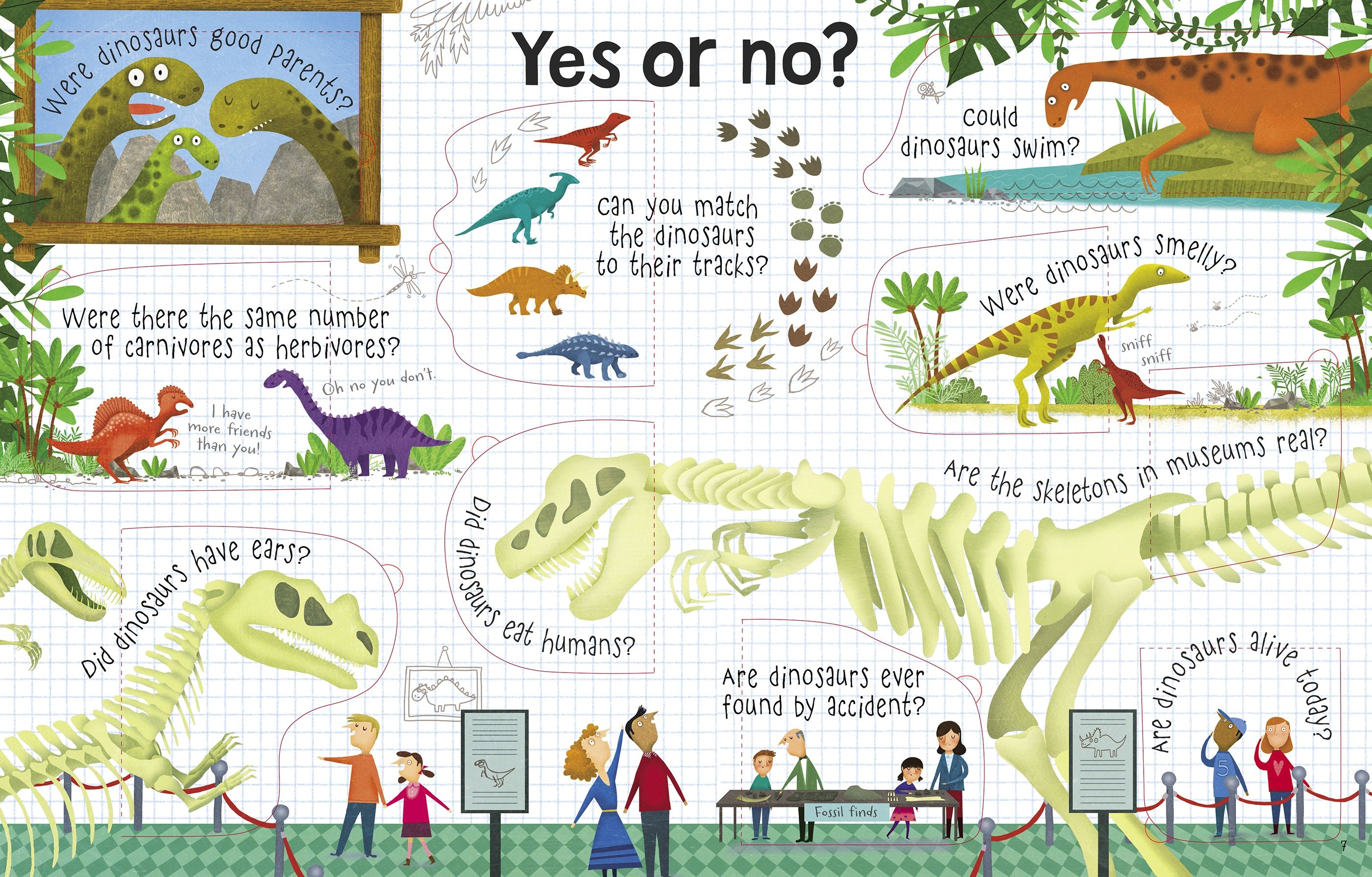 Lift-the-flap Questions and Answers about Dinosaurs