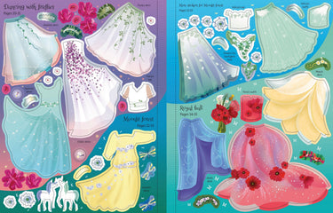 Usborne Sticker Dolly Dressing Fairy Princesses
