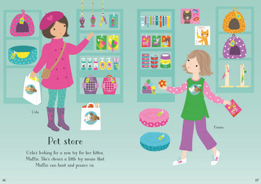 Usborne Little Sticker Dolly Dressing Kittens (4 years+)