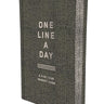 Charcoal Canvas One Line a Day Journal: A Five-Year Memory Book