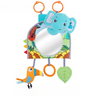 2-in-1 Car Seat Mirror Travel Toy & Tummy Time Toy: Fox | Elephant (0m+)