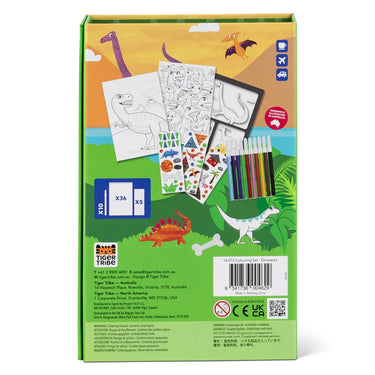 Tiger Tribe Colouring Set - Dinosaur (4-7 years)