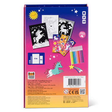 Tiger Tribe Colouring Set - Unicorn Magic (4-7 years)