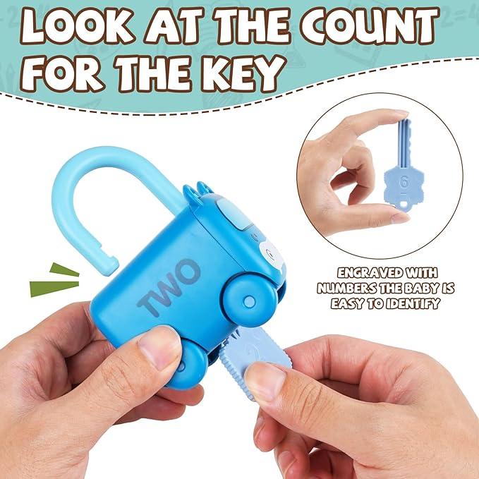 Key Locktoy Happy Animals Matching Lock & Key Toy Car – Taylorson