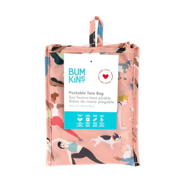 Bumkins Packable Waterproof Tote Bag - Yoga Pals (65cm x 38cm)