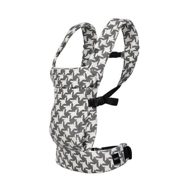 Boba Auri Baby Carrier - Grey Houndstooth (Ergonomic Carrier for infants 3.2kg to 20kg)