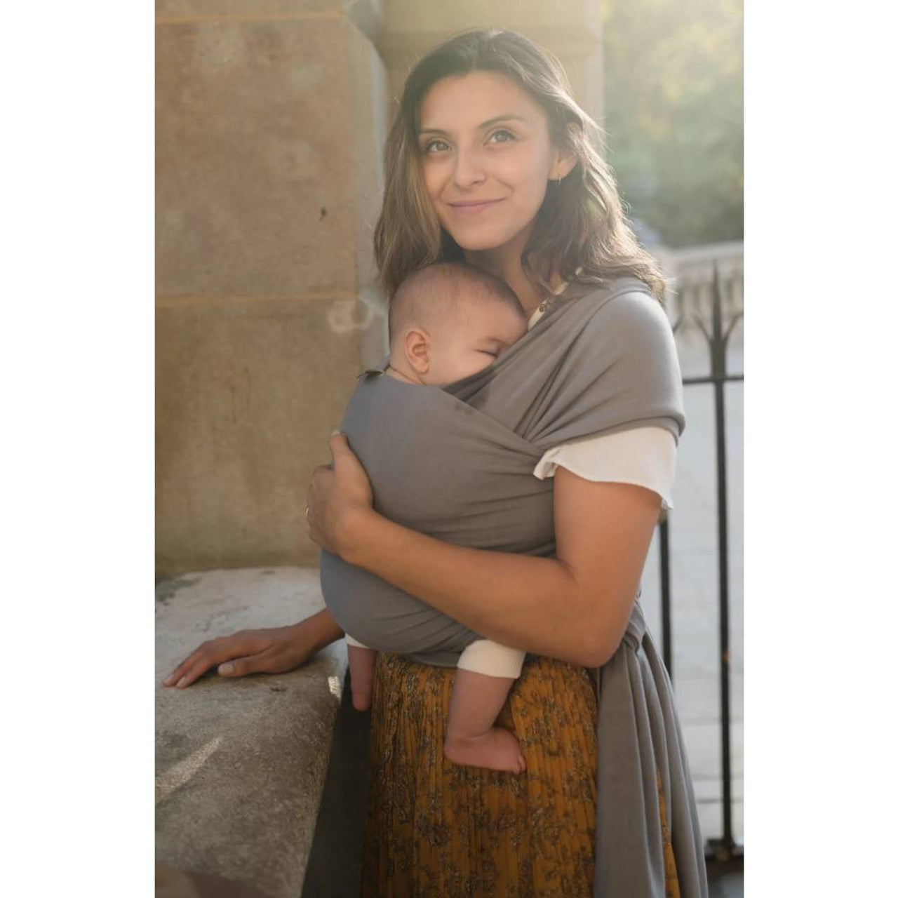 Boba Wrap Solid Grey - Baby Carrier