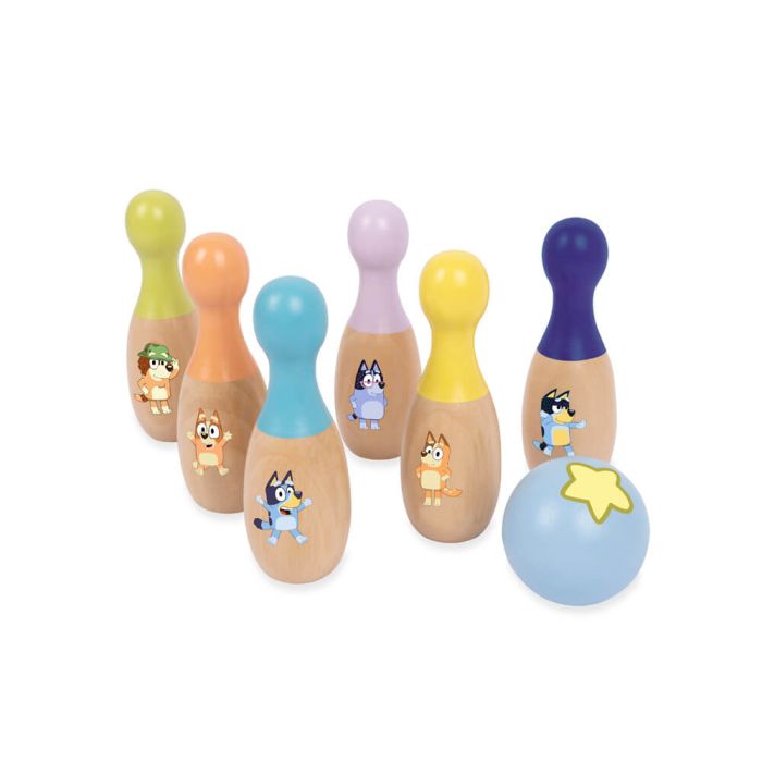 Bluey Wooden Skittle Set (3 years+)