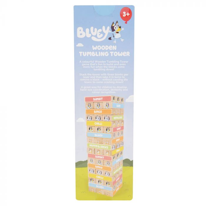 Bluey Wooden Tumbling Tower (3 years+)