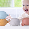 Stackable Squeezy Silicone Bath Toys - Ocean Animals (6 months+)