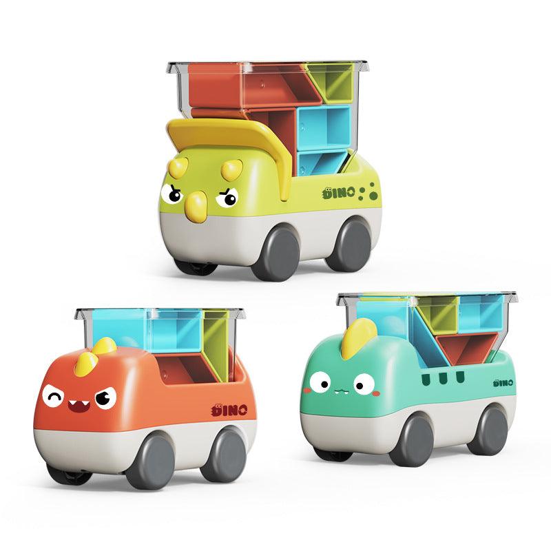 Building Blocks Dinosaur Toy Car - 3pcs Gift Set (3 years+) - Taylorson