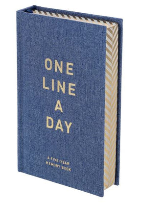 Denim One Line a Day Journal: A Five-Year Memory Book