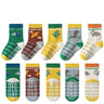 Anti-Slip Dinosaur Kids Socks - 5 Pairs Set (1-5years) - Taylorson