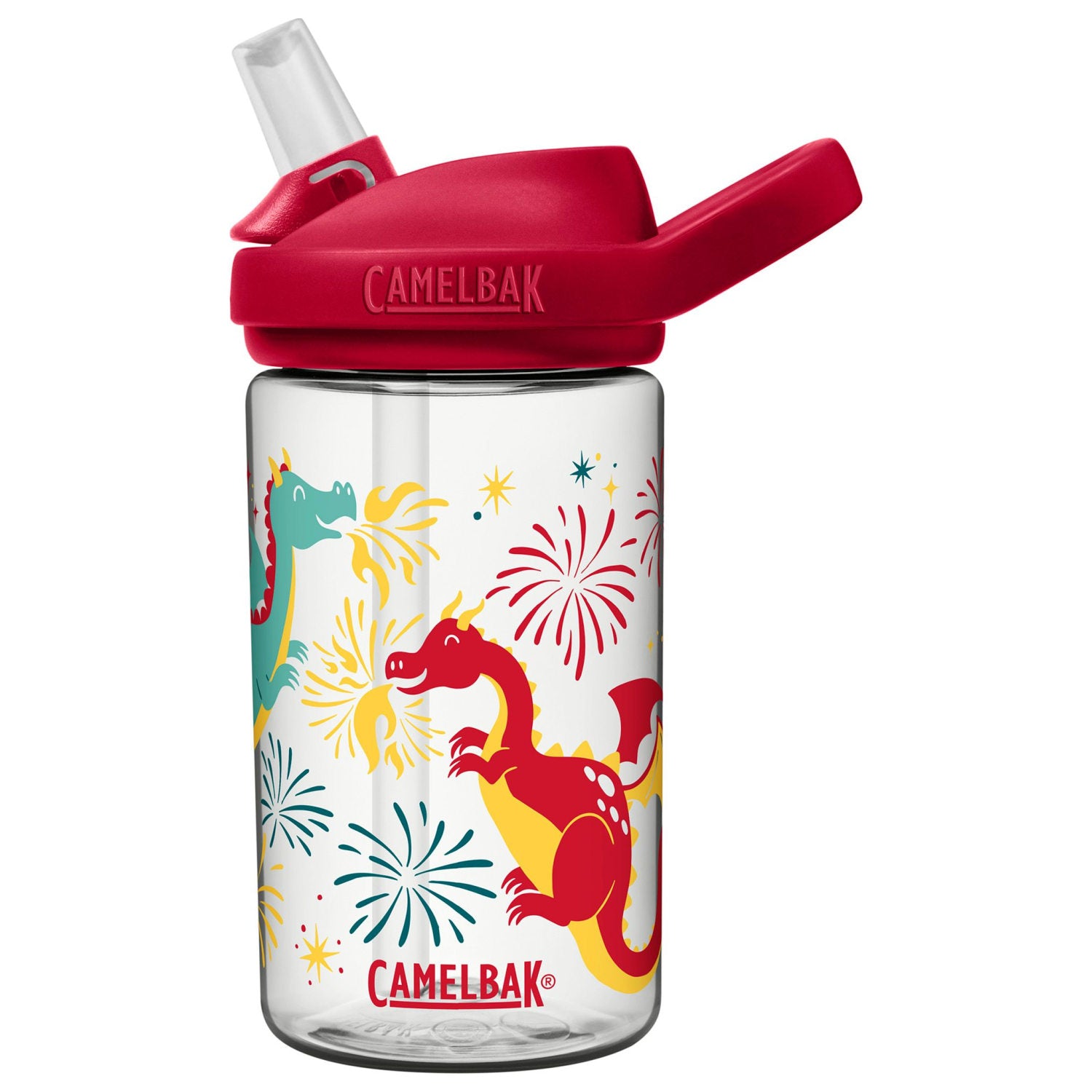 Camelbak Eddy+ Kids Water Bottles - Firework Dragon 400ml (Tritan™ Renew)