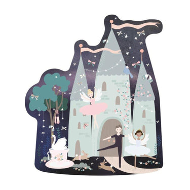 Floss & Rock - 20pc Castle Shaped Puzzle in Shaped Box Enchanted (3 years+)