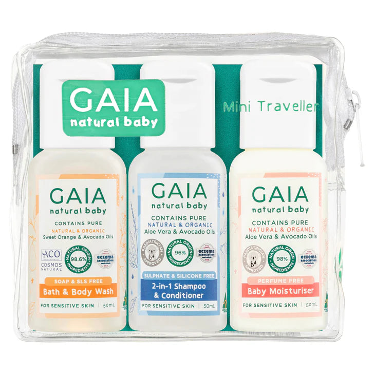 Gaia Natural Baby - Mini Traveller Set (3 x 50ml)