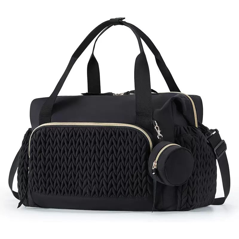 Taylor-Ever Nursery Mommy Shoulder Bag - Black | Khaki | Pink