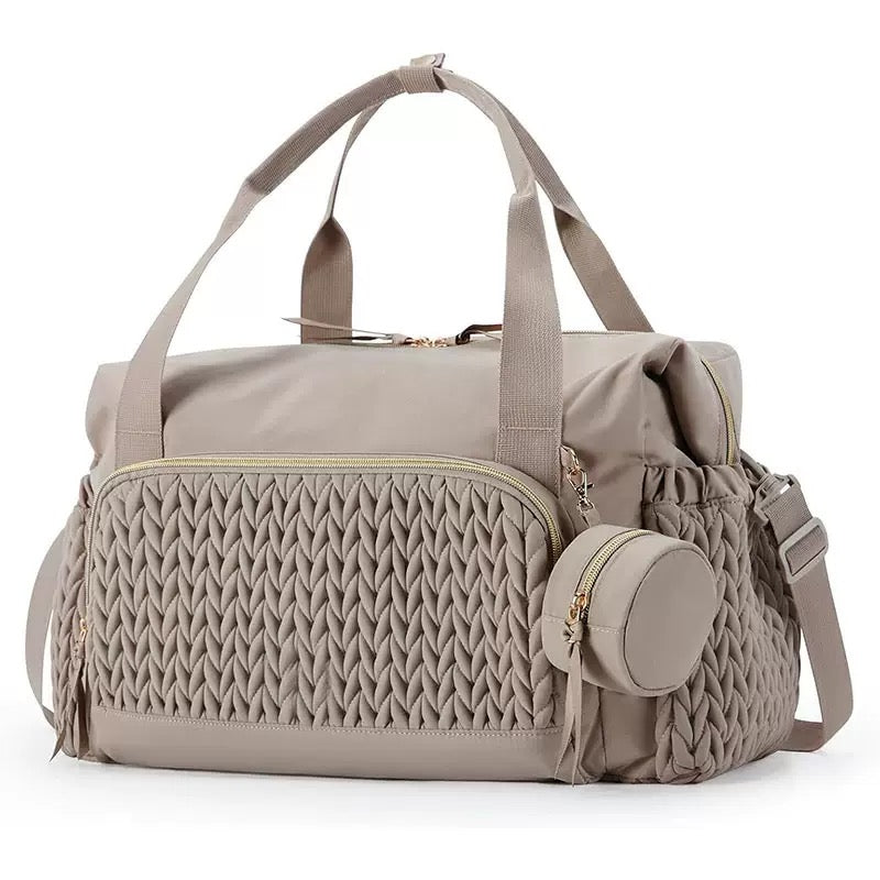Taylor-Ever Nursery Mommy Shoulder Bag - Black | Khaki | Pink