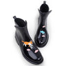 Slip On Waterproof Women Gumboots Rain-boots - Cats & Fishes - Taylorson