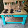100% NZ Made: Standard Kids Mud Kitchen with Working Tap and Sink (100cm)